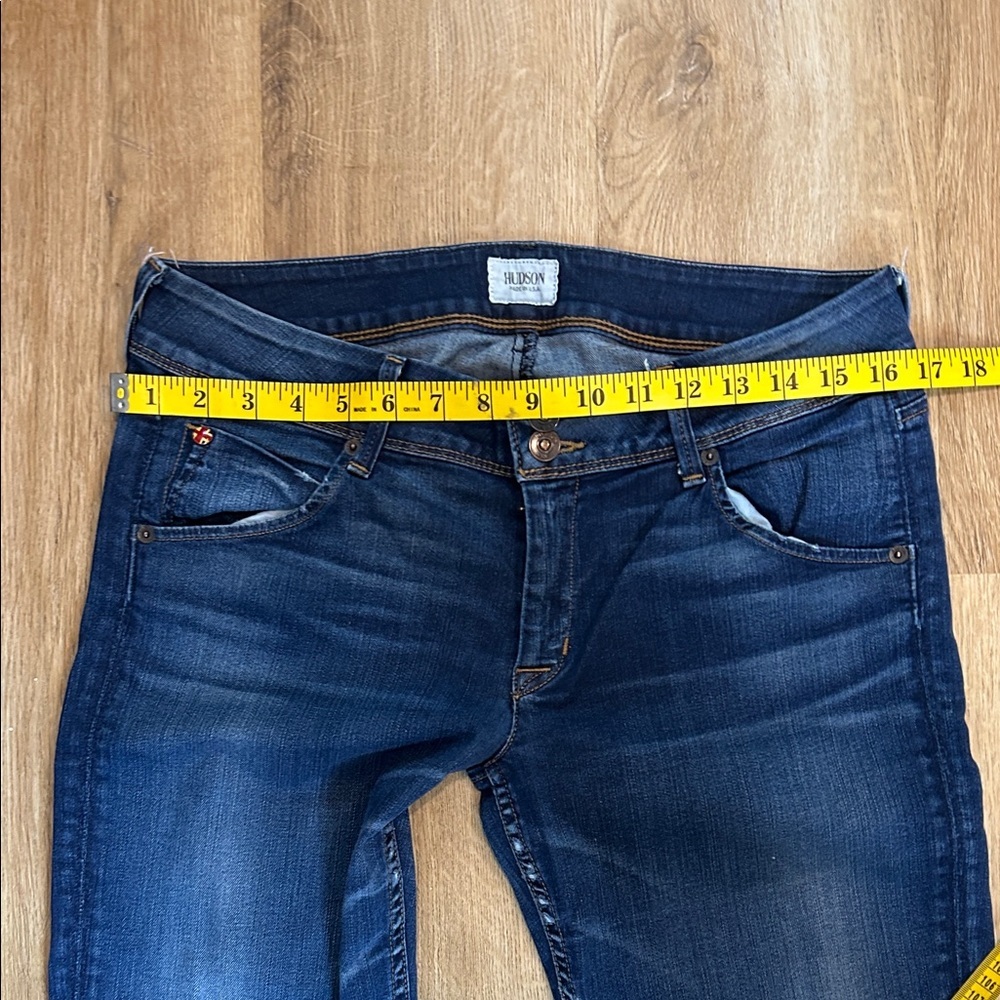 Hudson Jeans Dark Blue Skinny Jeans for Women Size 10 - Picture 6 of 10